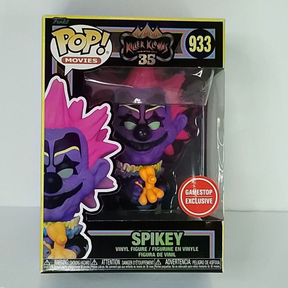 Funko Pop 933 Gamestop Spikey Blacklight 35 Year Killer Klowns Clowns Gamestop